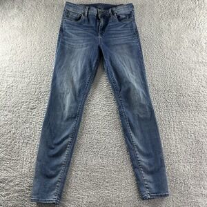 Kut From The Kloth Jeans Womens 8 High Rise Toothpick Skinny Medium Wash Stretch